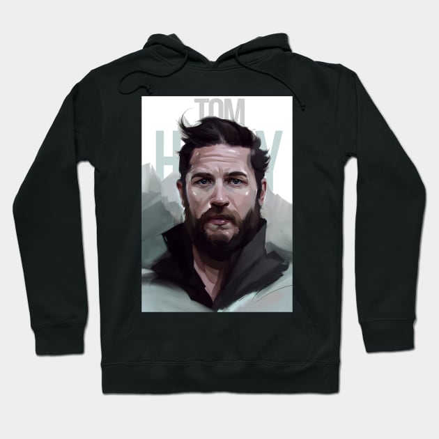 Tom Hardy Unraveling The Depths Of Human Emotions Hoodie by Nychos's style